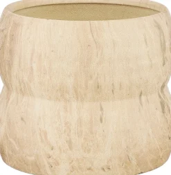 Mica Decorations bloempot Trentino crème D 16 H 13 cm