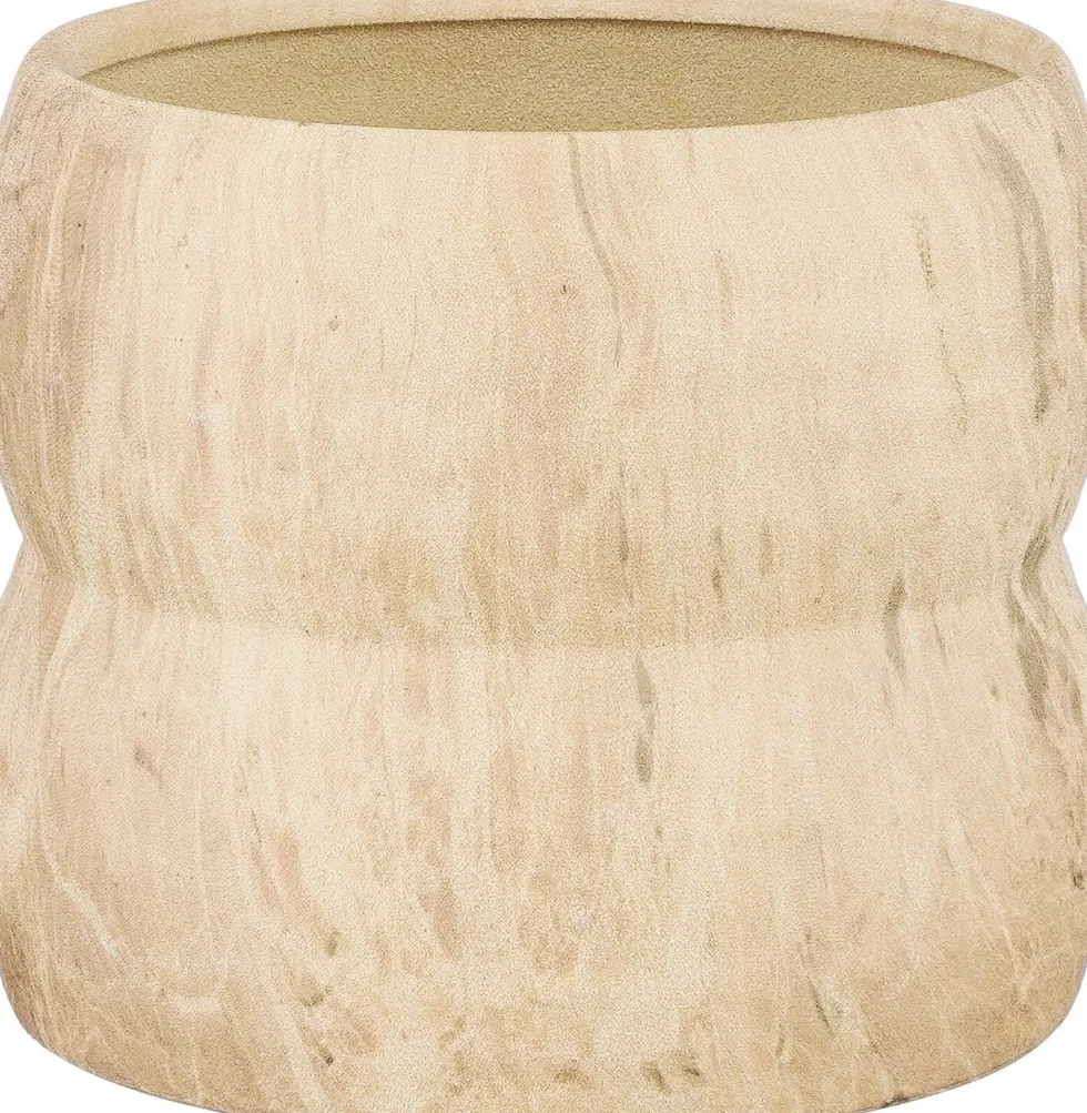 Mica Decorations bloempot Trentino crème D 16 H 13 cm