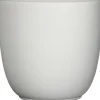 Mica Decorations bloempot Tusca wit mat D 12 H 11 cm