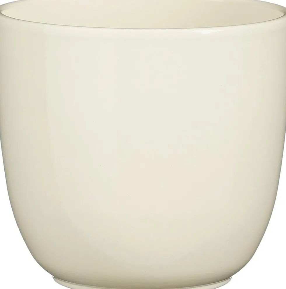 Mica Decorations bloempot Tusca crème D 13,5 H 13 cm