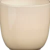 Mica Decorations bloempot Tusca beige D 13,5 H 13 cm