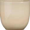 Mica Decorations bloempot Tusca beige D 19,5 H 18,5 cm