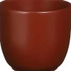 Mica Decorations bloempot Tusca donkerbruin D 10 H 9 cm