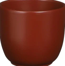 Mica Decorations bloempot Tusca donkerbruin D 10 H 9 cm