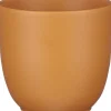 Mica Decorations bloempot Tusca lichtbruin D 8,5 H 7,5 cm