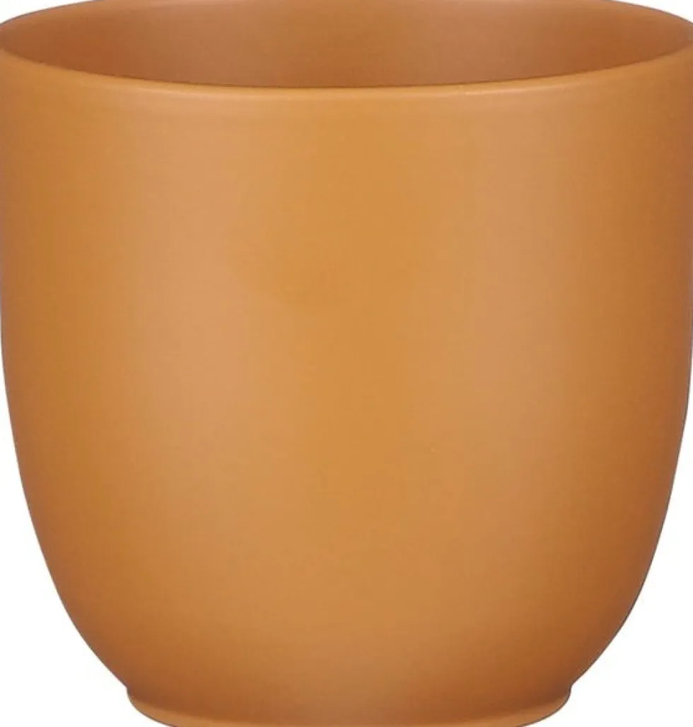 Mica Decorations bloempot Tusca lichtbruin D 8,5 H 7,5 cm