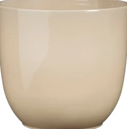 Mica Decorations bloempot Tusca beige D 22,5 H 20 cm