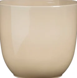 Mica Decorations bloempot Tusca beige D 25 H 23 cm