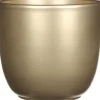 Mica Decorations bloempot Tusca goud D 17 H 16 cm