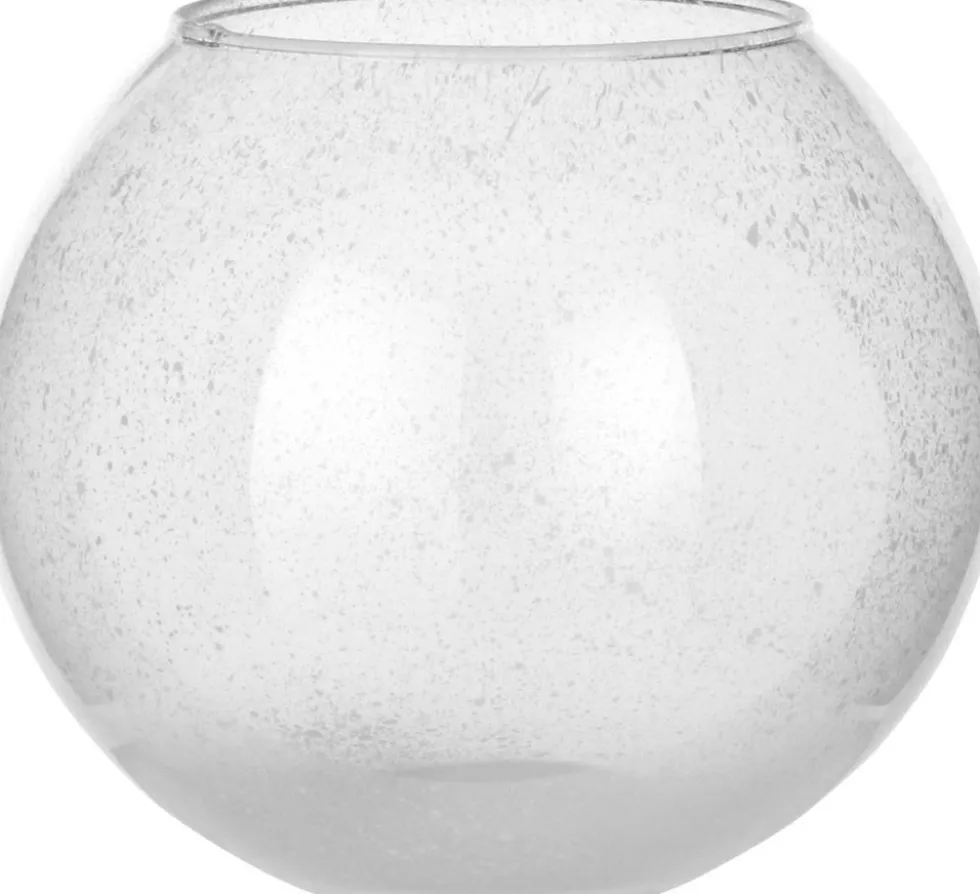 Mica Decorations bolvaas transparant D 21 H 17 cm