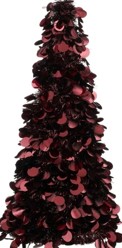 Mica Decorations decoratieboom bordeaux D 22 H 60 cm