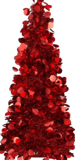 Mica Decorations decoratieboom rood D 22 H 60 cm