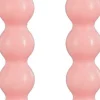Mica Decorations dinerkaars roze 6 uur D 2,7 H 25 cm 2 stuks