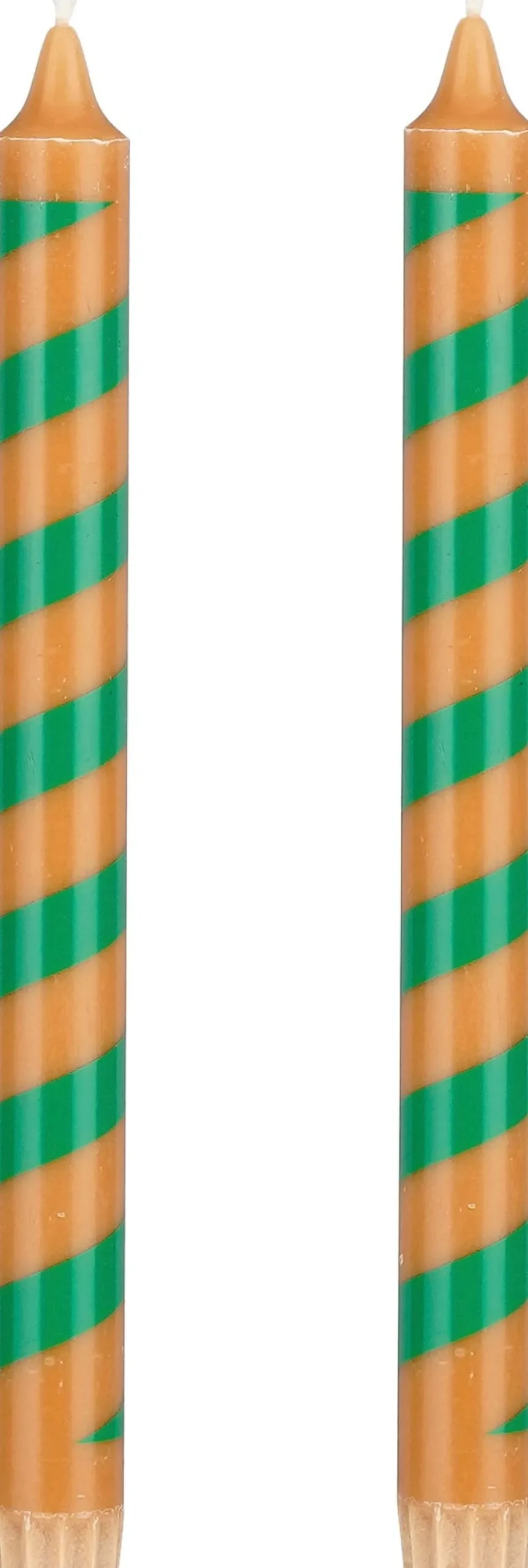 Mica Decorations dinerkaars bruin / groen 8 uur 2 stuks