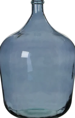 Mica Decorations fles Diego blauw D 40 H 56 cm