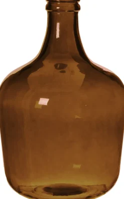 Mica Decorations fles Diego bruin D 27 H 42 cm