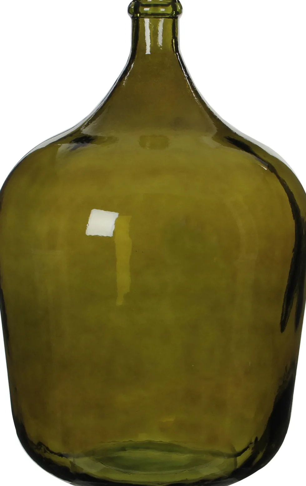 Mica Decorations fles Diego groen D 40 H 56 cm