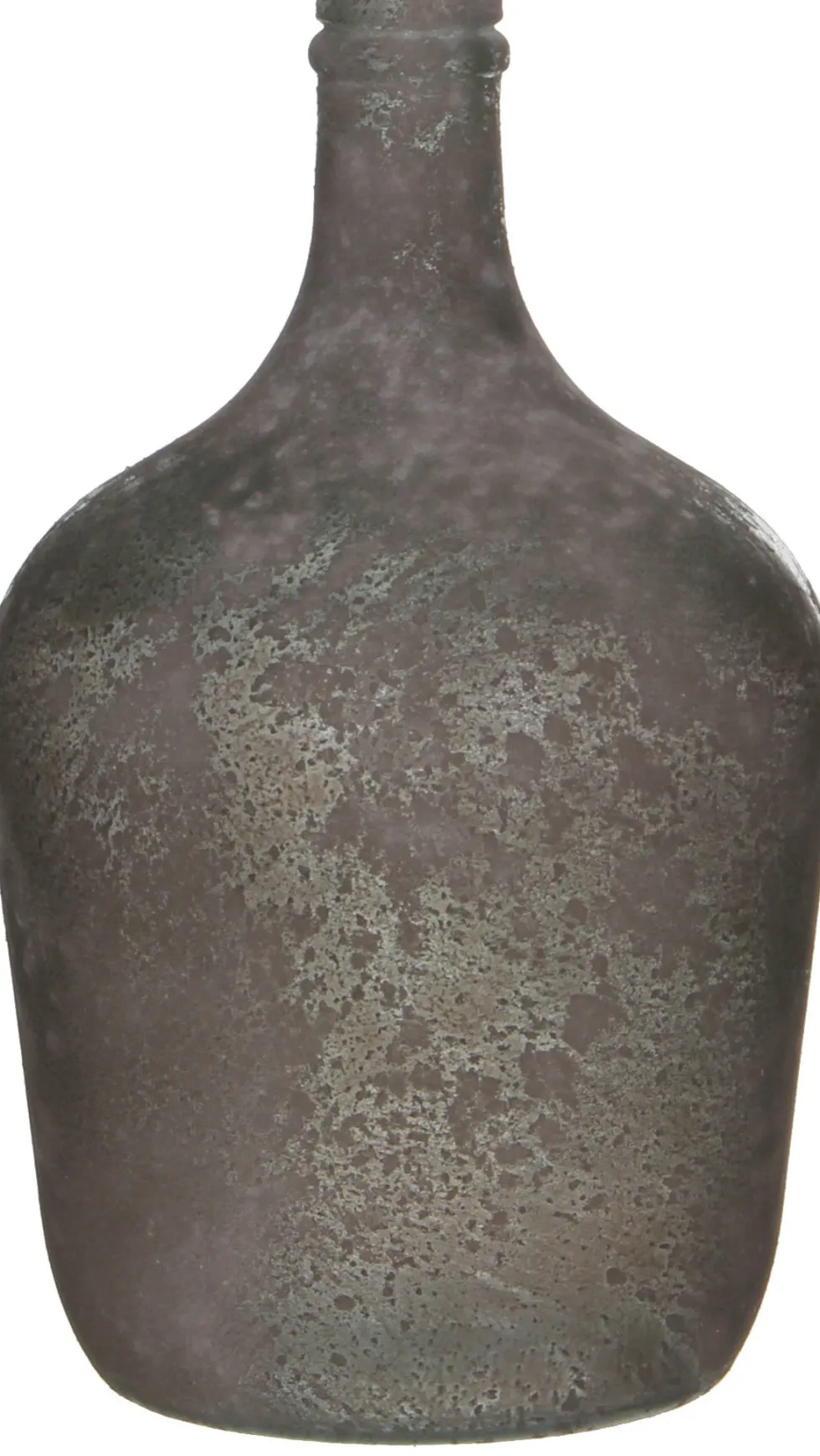 Mica Decorations fles Diego grijs D 18 H 30 cm
