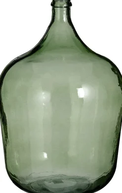 Mica Decorations fles Diego groen D 40 H 56 cm
