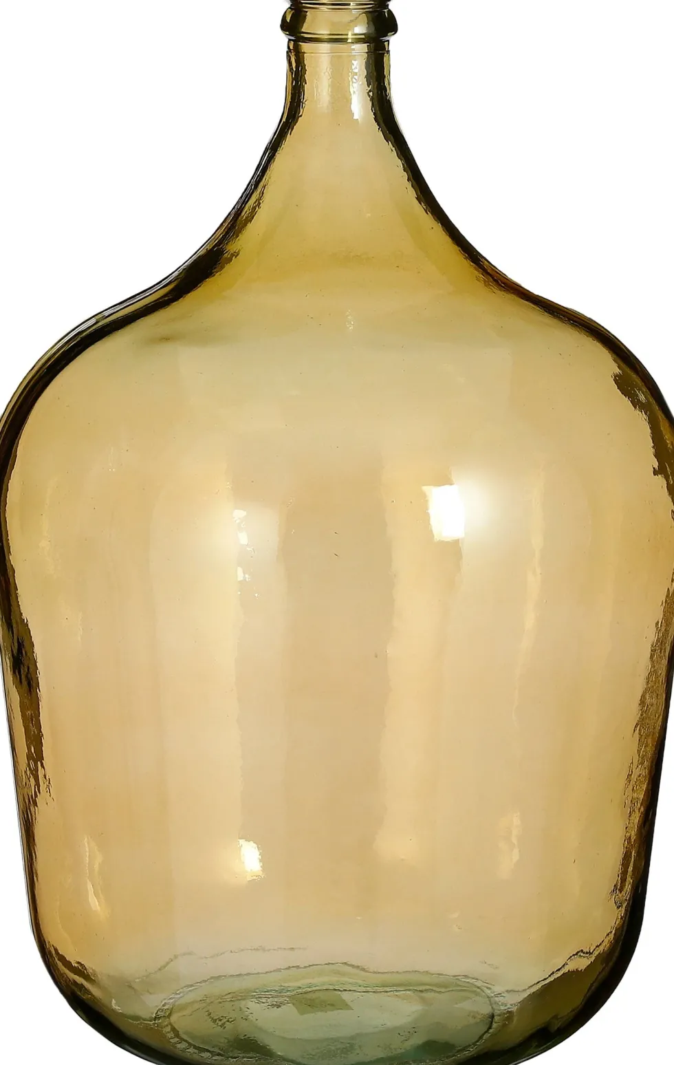 Mica Decorations fles Diego geel D 40 H 56 cm