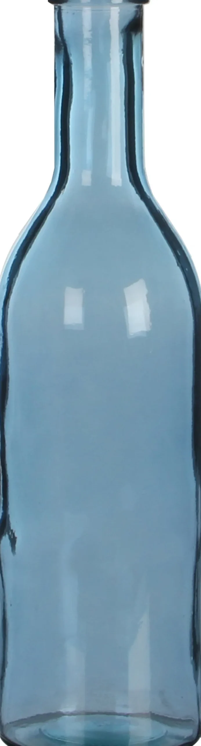 Mica Decorations fles Rioja blauw D 12 H 50 cm