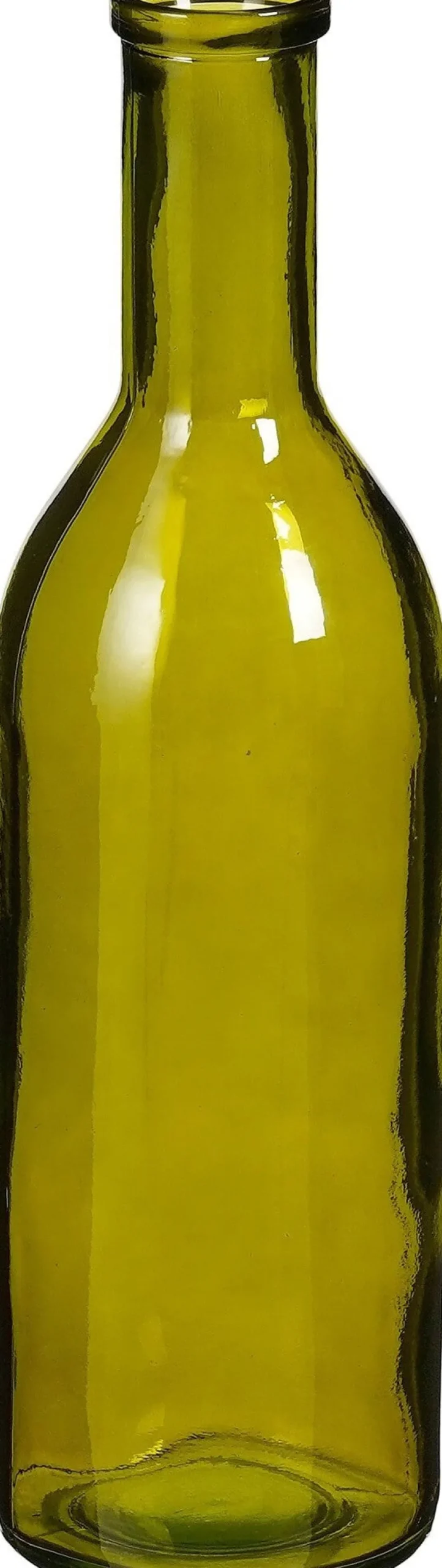 Mica Decorations fles Rioja mosgroen D 14 H 50 cm