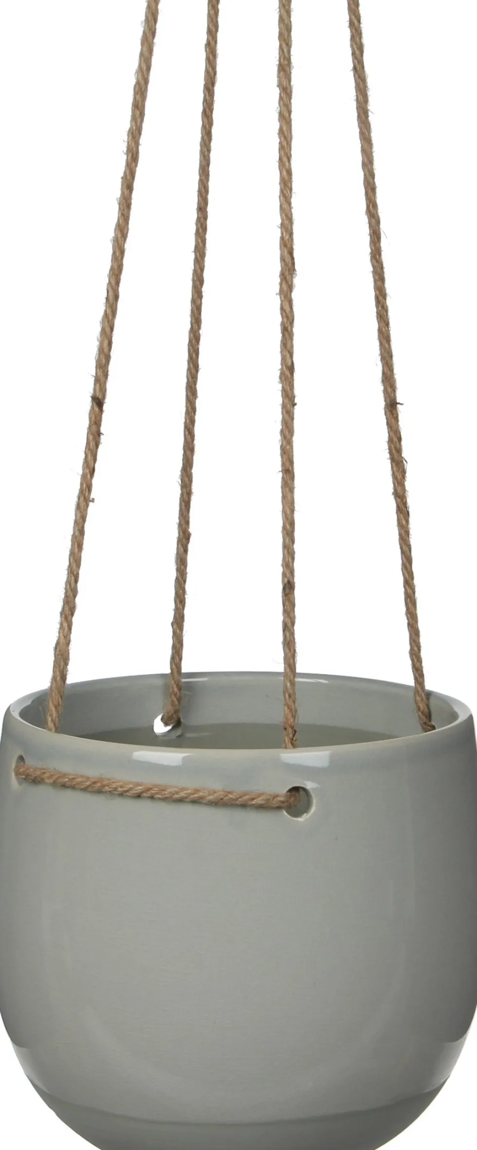 Mica Decorations hangpot Resa D 18,5 H 17 lichtgrijs