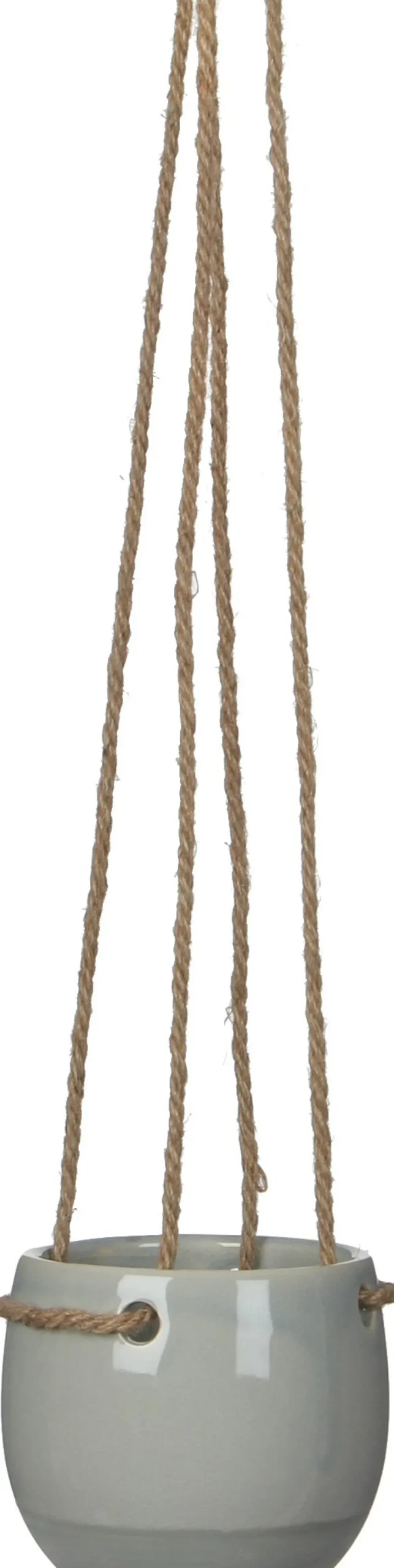 Mica Decorations hangpot Resa D 10 H 8,5 lichtgrijs