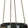 Mica Decorations hangpot Resa D 16,5 H 13,5 grijs