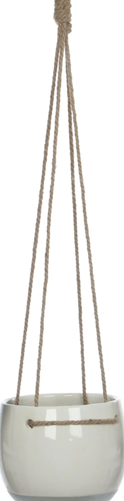 Mica Decorations hangpot Resa D 16,5 H 13,5 wit