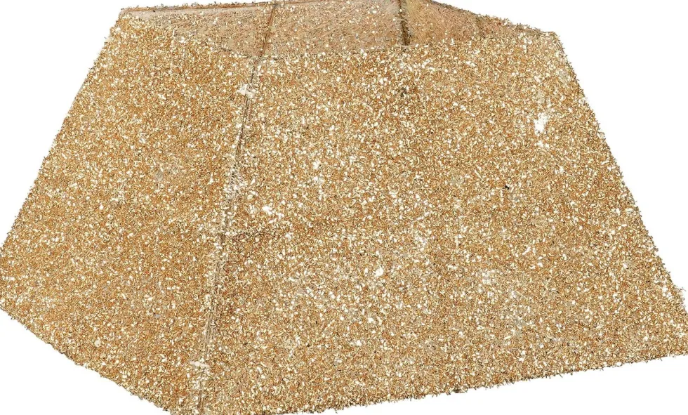 Mica Decorations kerstboommand goud 30 x 30 x 50 cm