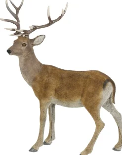 Mica Decorations kerstfiguur hert bruin 96 x 51 x 119 cm