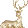 Mica Decorations kerstfiguur hert goud 23 x 34 x 40 cm