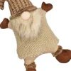 Mica Decorations kerstfiguur gnoom bruin 25 x 12 x 38 cm