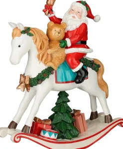 Mica Decorations kerstfiguur hobbelpaard 31,5 x 11 x 35 cm