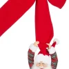 Mica Decorations kersthanger kerstman rood / wit 38 x 15 x 90 cm