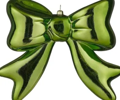 Mica Decorations kerst ornament strik groen 20 x 6 x 20 cm