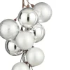 Mica Decorations kerst ornament bundel zilver 16 x 16 x 46 cm