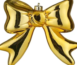 Mica Decorations kerst ornament strik goud 20 x 6 x 20 cm