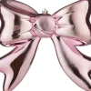 Mica Decorations kerst ornament strik roze 40 x 11,5 x 40 cm