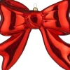 Mica Decorations kerst ornament strik rood 20 x 6 x 20 cm