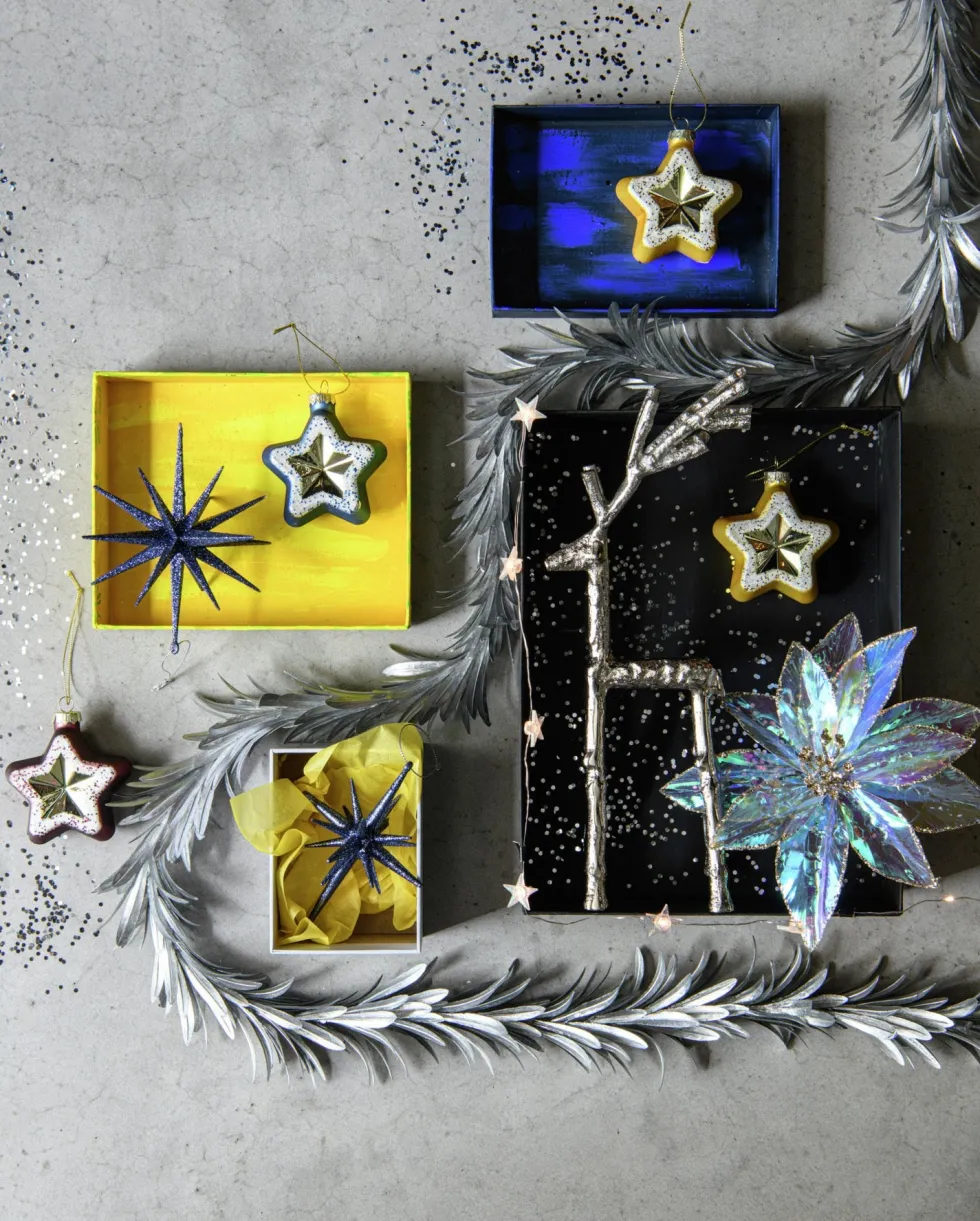 Mica Decorations kerstslinger zilver 1,8 m