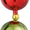 Mica Decorations kerstslinger ballen groot rood 2,1 m