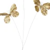 Mica Decorations kersttak Butterfly goud 73 cm