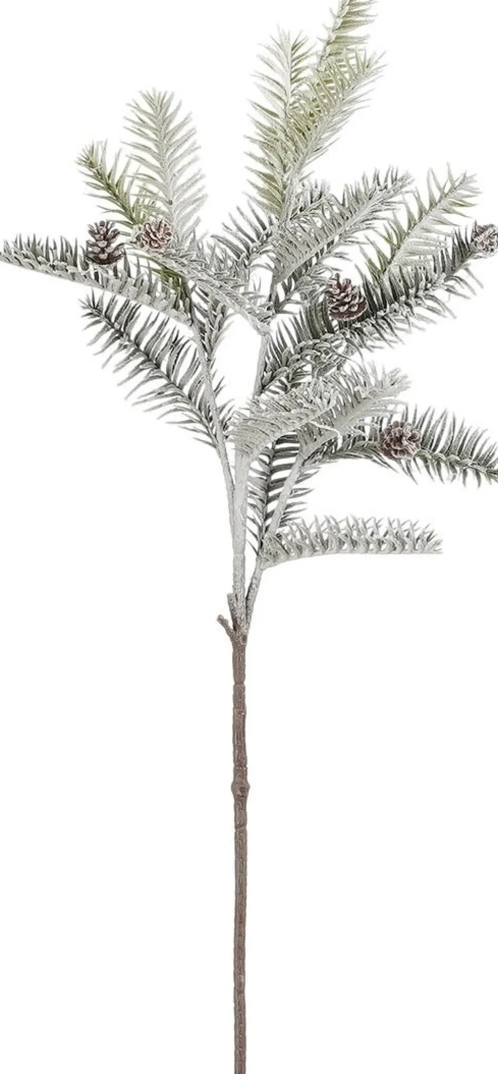 Mica Decorations kersttak dennenappel besneeuwd 68 cm