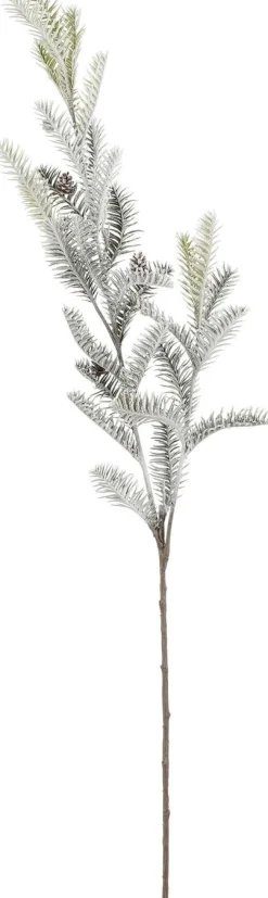 Mica Decorations kersttak dennenappel besneeuwd 122 cm