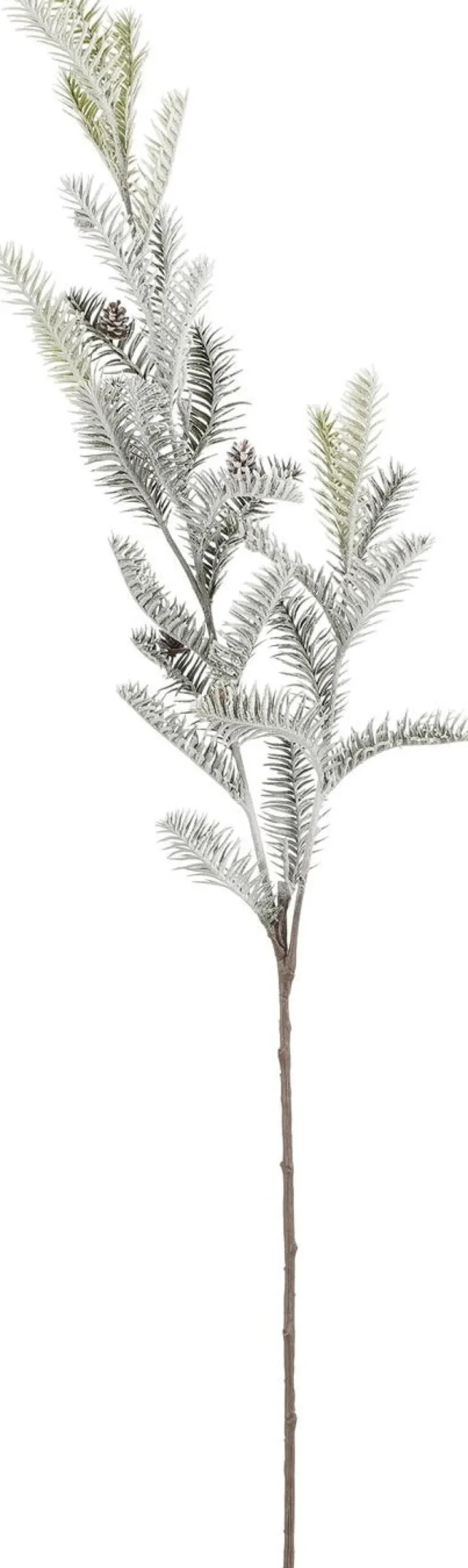 Mica Decorations kersttak dennenappel besneeuwd 122 cm