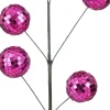 Mica Decorations kersttak Disco fuchsia 60 cm