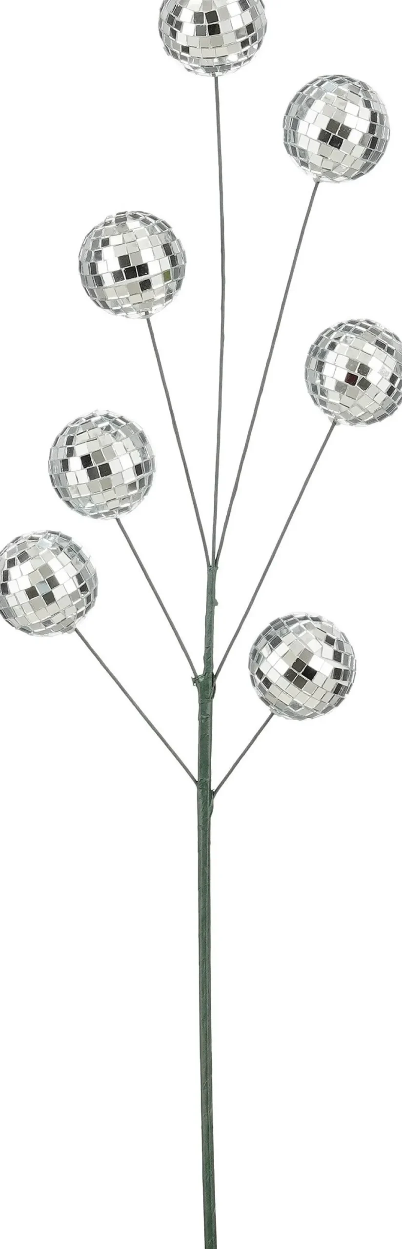 Mica Decorations kersttak Disco zilver 60 cm