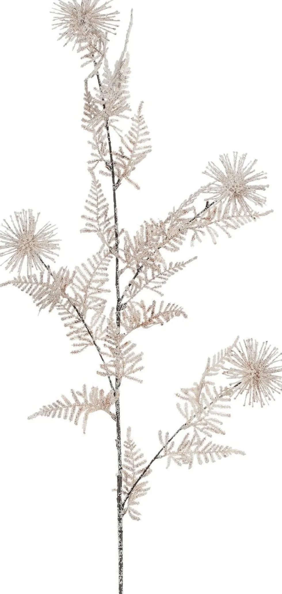 Mica Decorations kersttak Pine besneeuwd oranje 118 cm